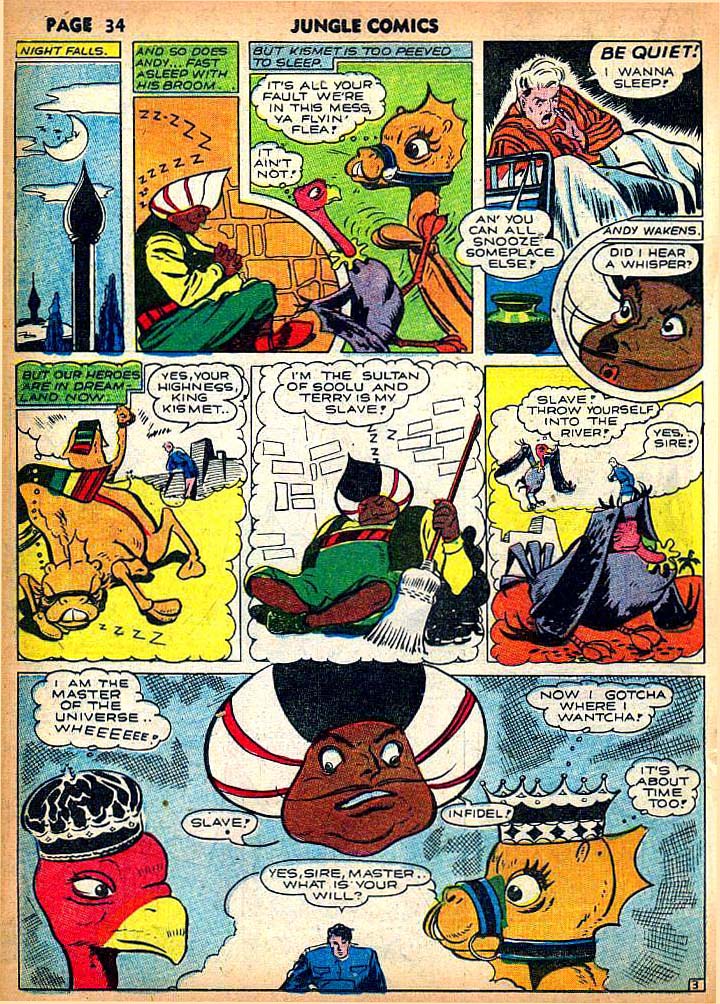 Read online Jungle Comics comic -  Issue #21 - 36