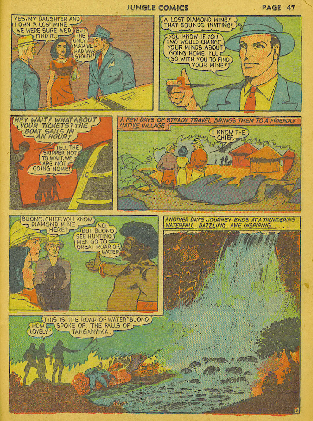 Read online Jungle Comics comic -  Issue #8 - 49