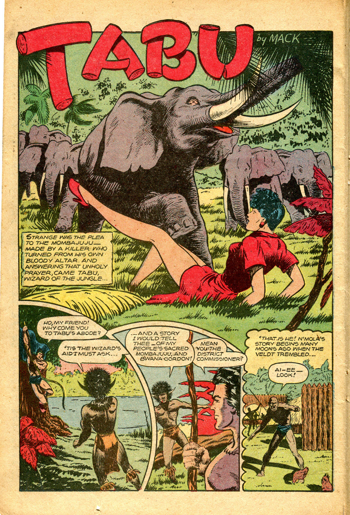 Read online Jungle Comics comic -  Issue #87 - 36