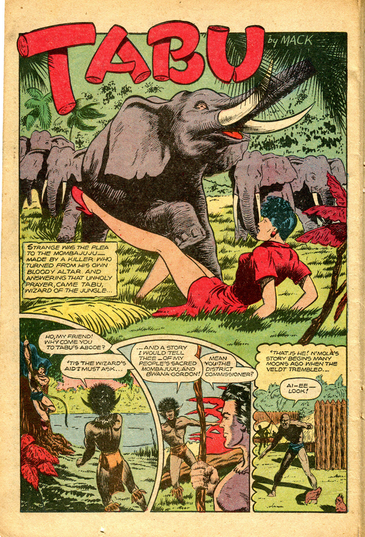 Read online Jungle Comics comic -  Issue #87 - 36