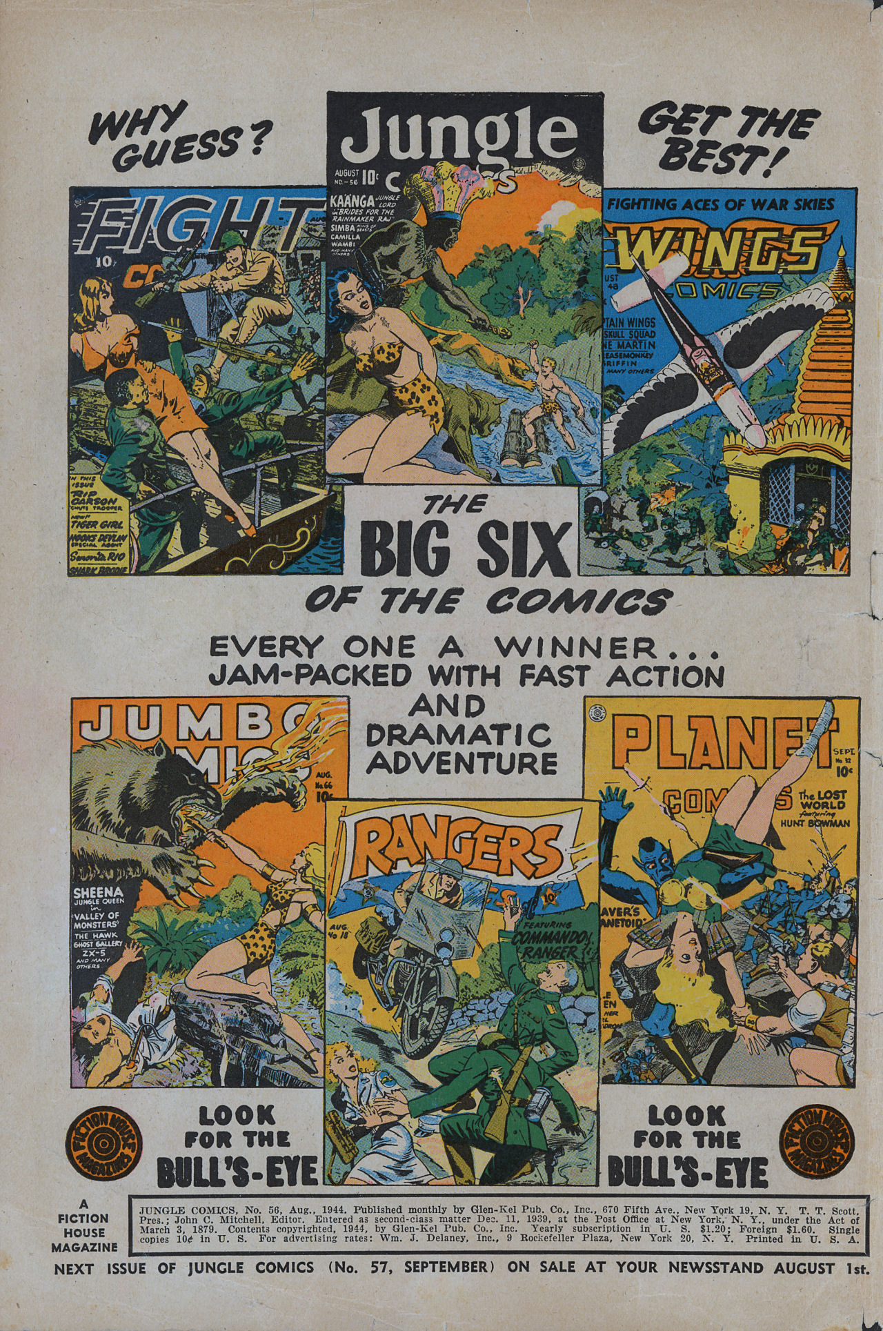 Read online Jungle Comics comic -  Issue #56 - 2