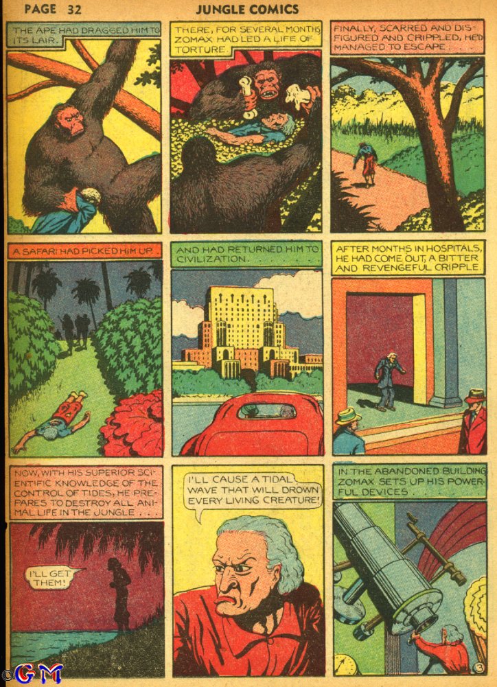 Read online Jungle Comics comic -  Issue #14 - 34