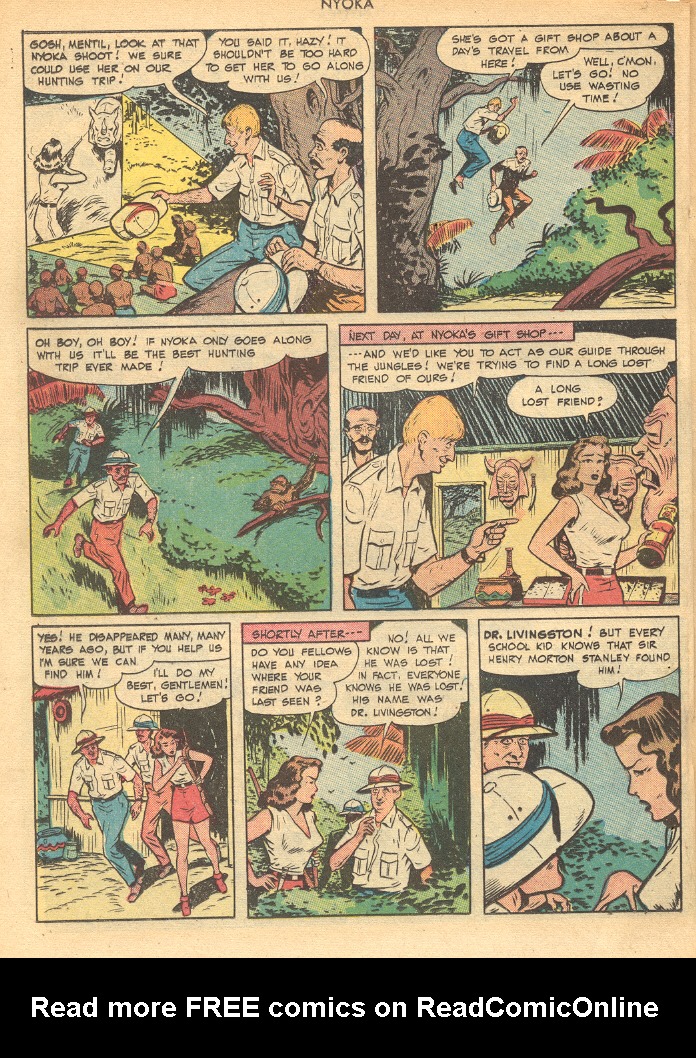 Read online Nyoka the Jungle Girl (1945) comic -  Issue #34 - 28