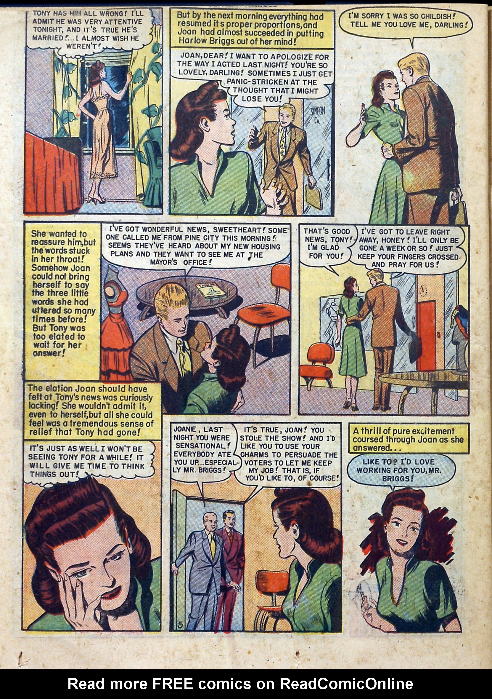 Read online Heart Throbs comic -  Issue #5 - 22