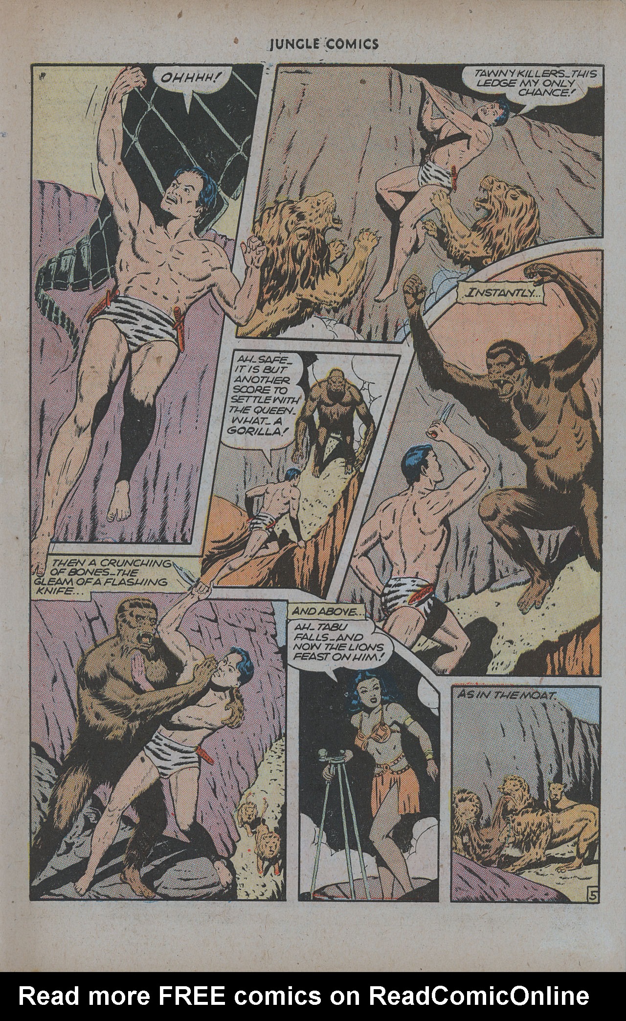 Read online Jungle Comics comic -  Issue #77 - 39