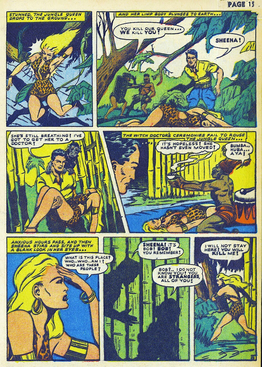 Read online Sheena, Queen of the Jungle (1942) comic -  Issue #2 - 17