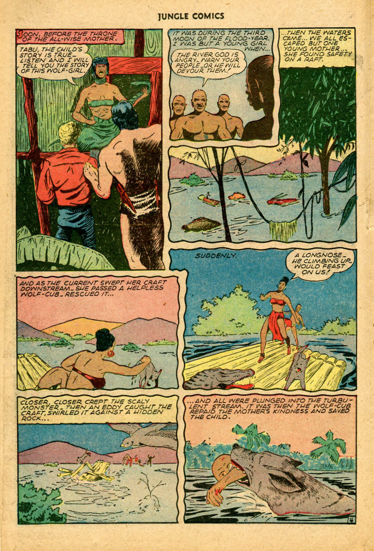 Read online Jungle Comics comic -  Issue #68 - 18