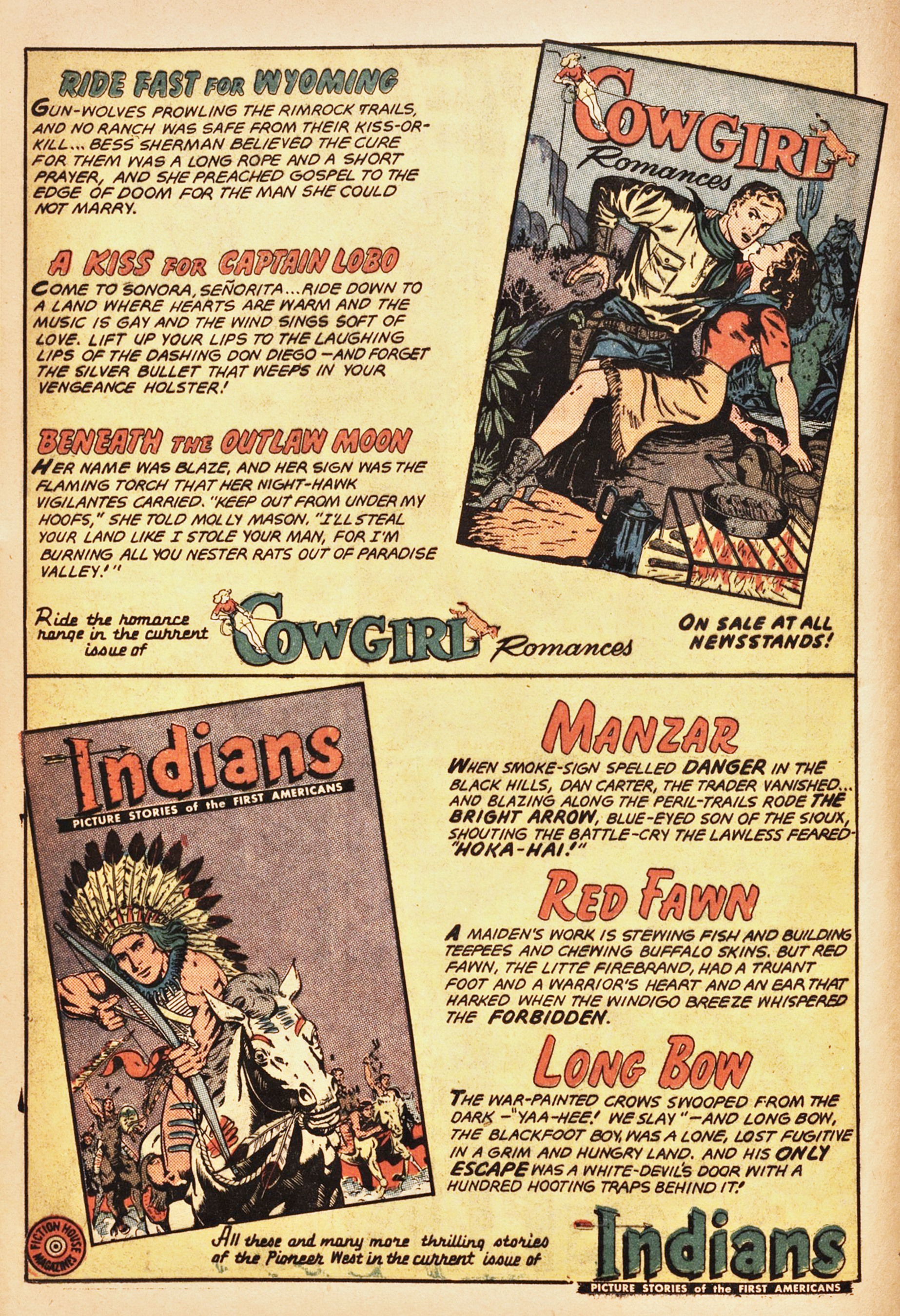 Read online Pioneer West Romances comic -  Issue #4 - 12