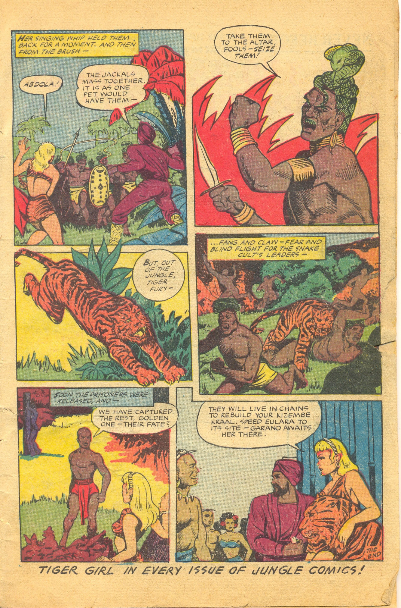 Read online Jungle Comics comic -  Issue #153 - 33