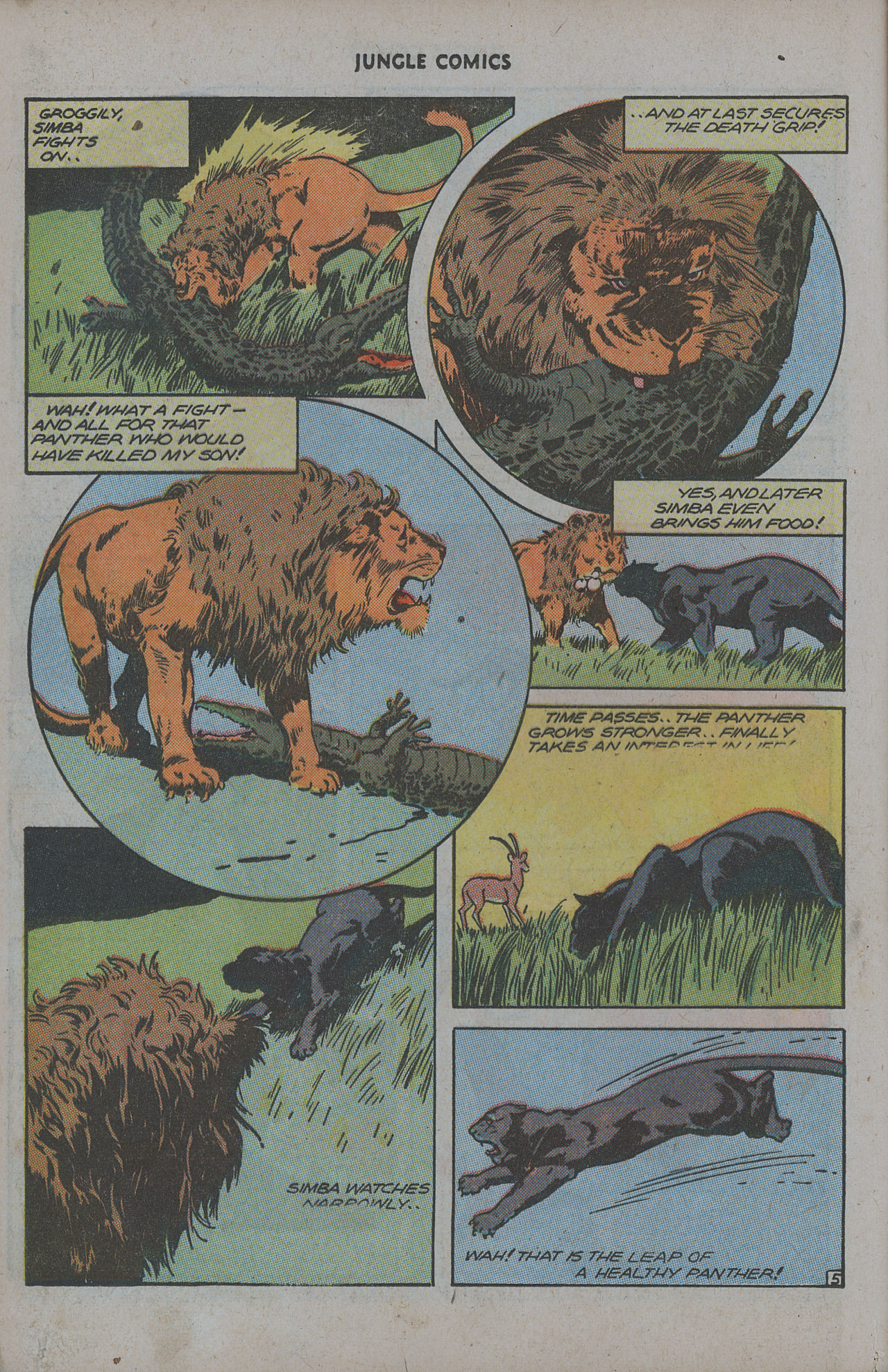 Read online Jungle Comics comic -  Issue #78 - 18