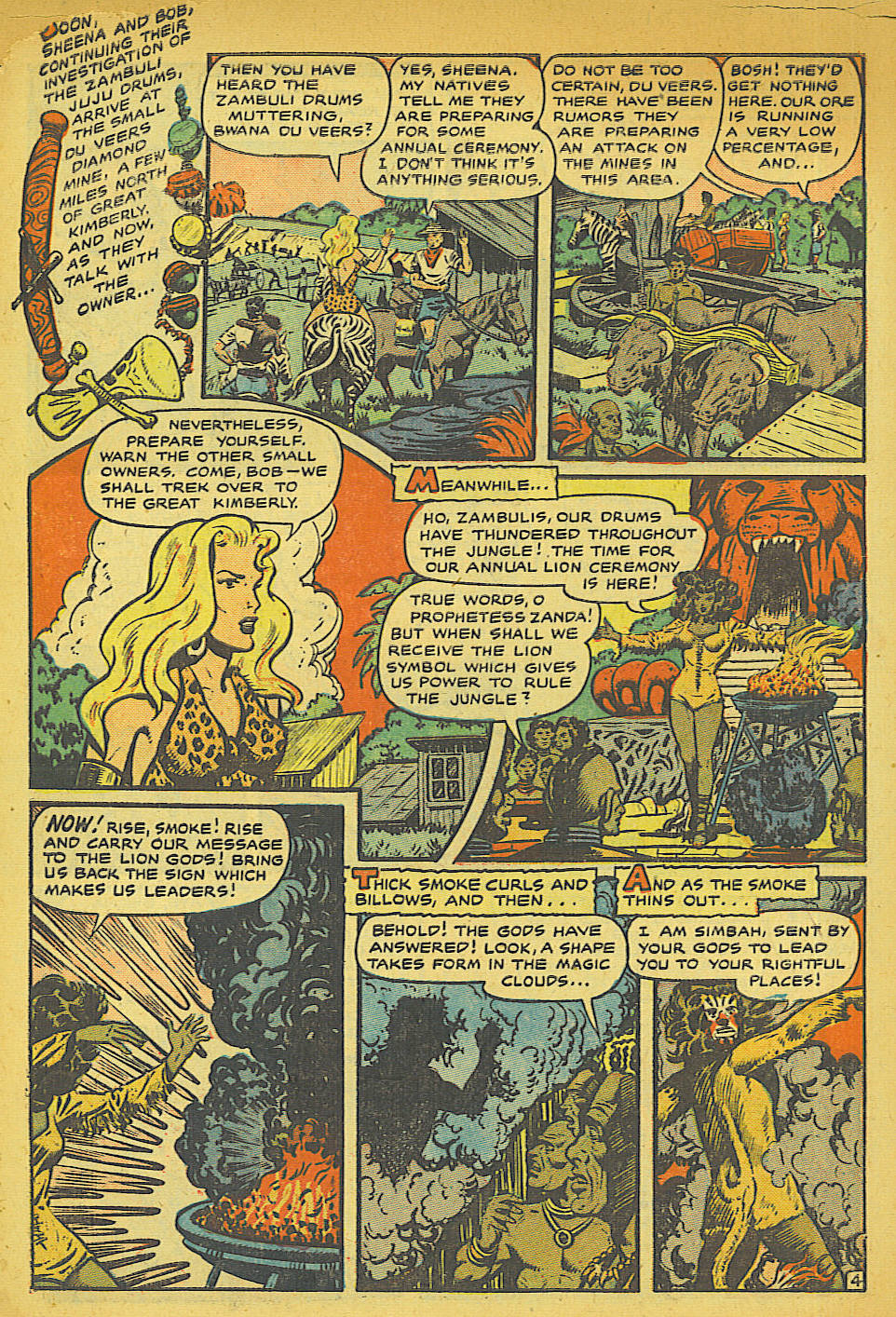 Read online Sheena, Queen of the Jungle (1942) comic -  Issue #10 - 6