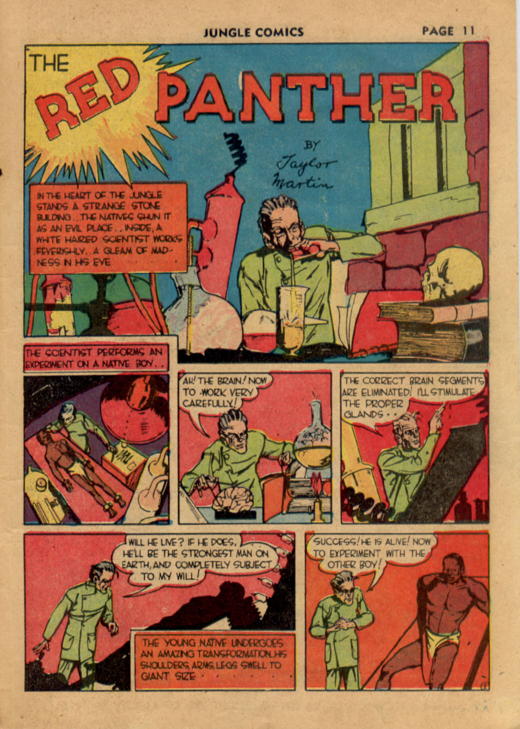 Read online Jungle Comics comic -  Issue #9 - 11
