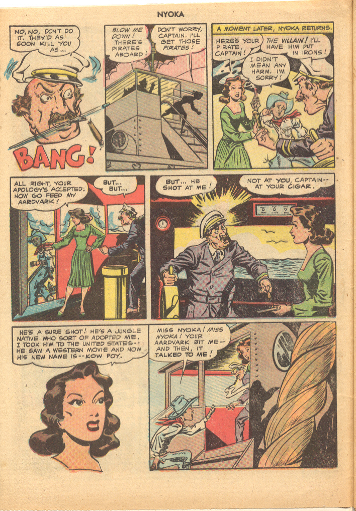 Read online Nyoka the Jungle Girl (1945) comic -  Issue #12 - 4