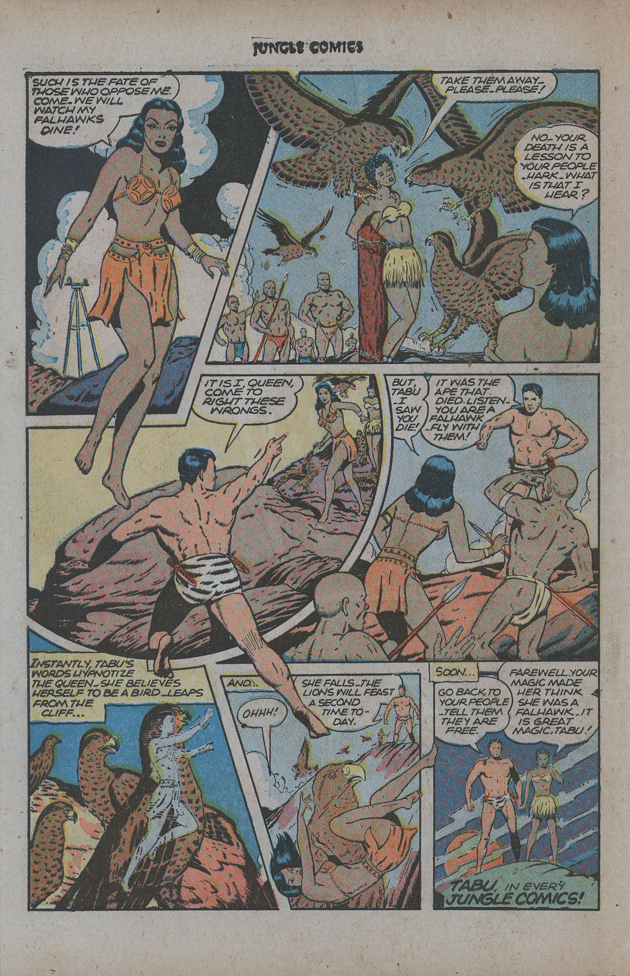 Read online Jungle Comics comic -  Issue #77 - 40