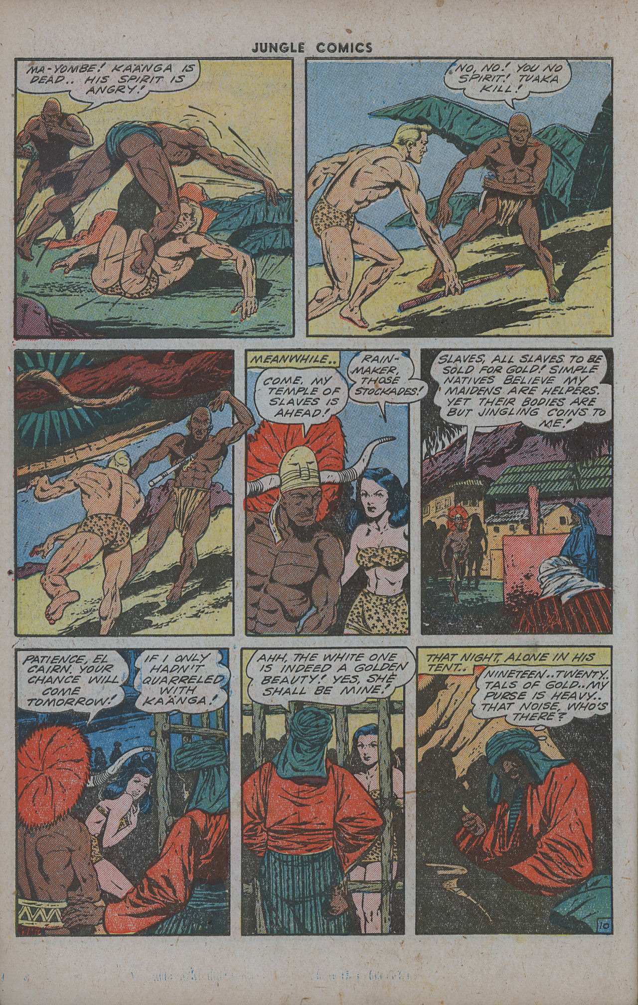 Read online Jungle Comics comic -  Issue #56 - 12