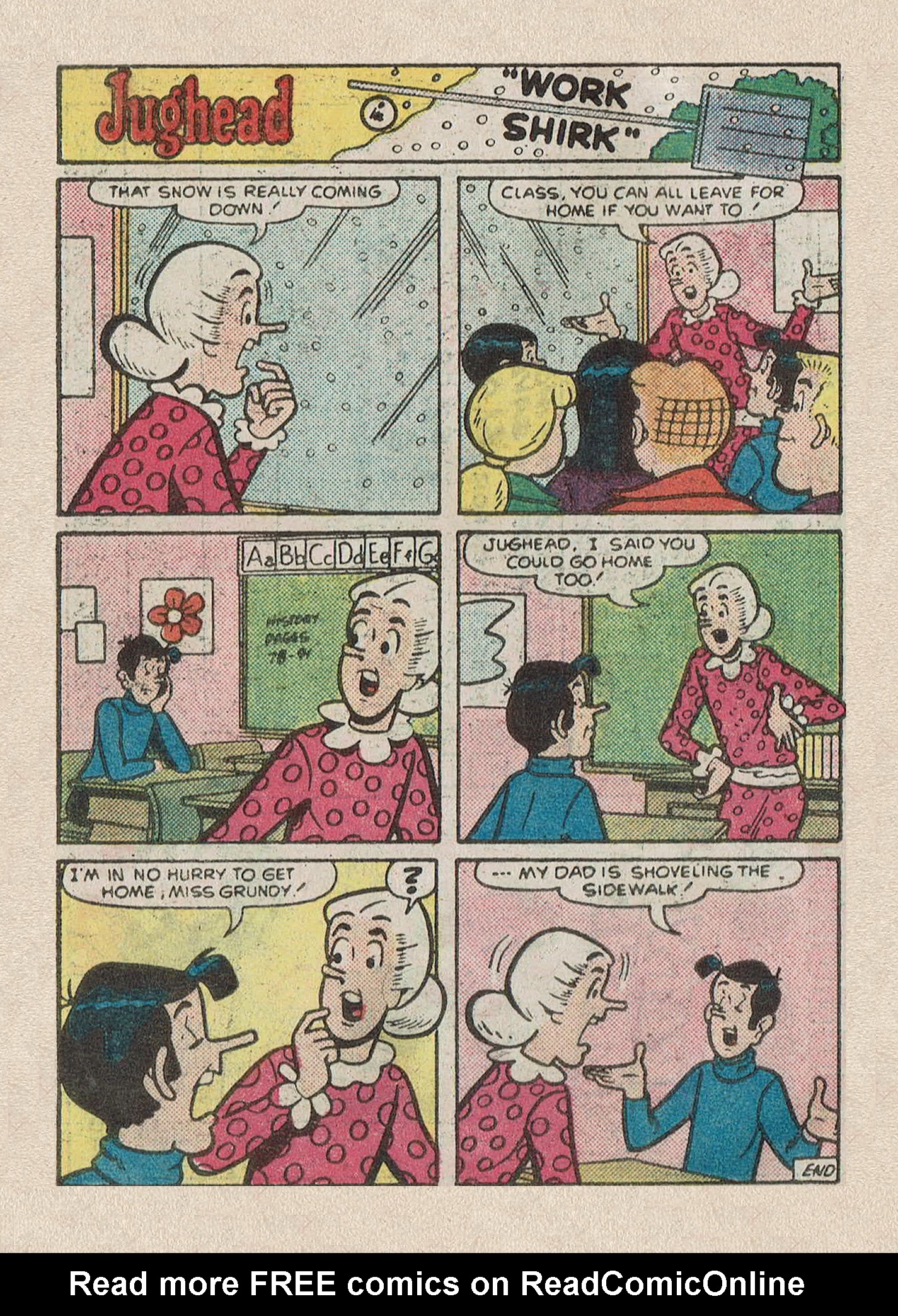 Read online Jughead Jones Comics Digest comic -  Issue #49 - 106