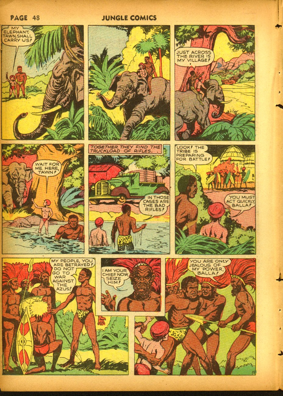 Read online Jungle Comics comic -  Issue #19 - 50