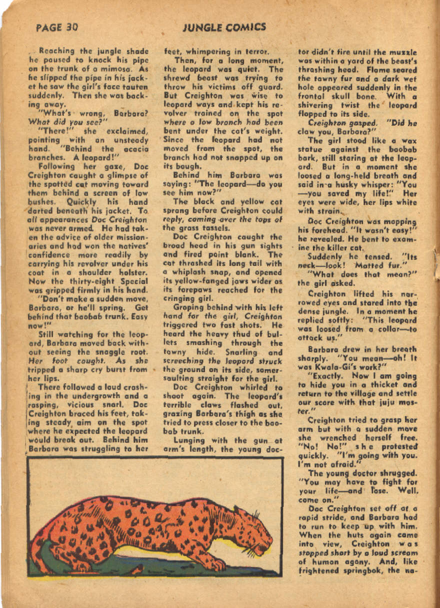 Read online Jungle Comics comic -  Issue #38 - 31