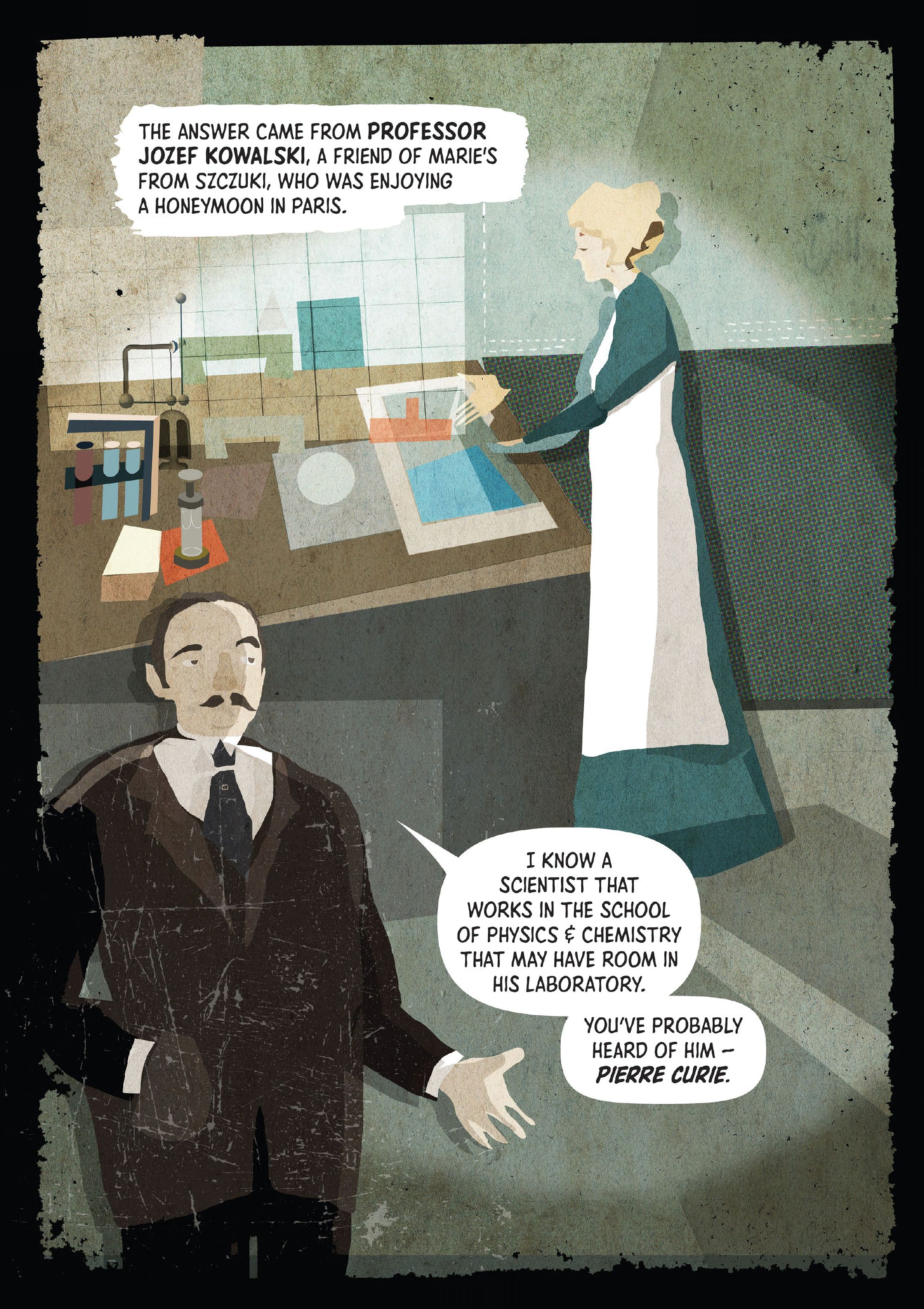 Read online Marie Curie: A Quest For Light comic -  Issue # TPB - 75