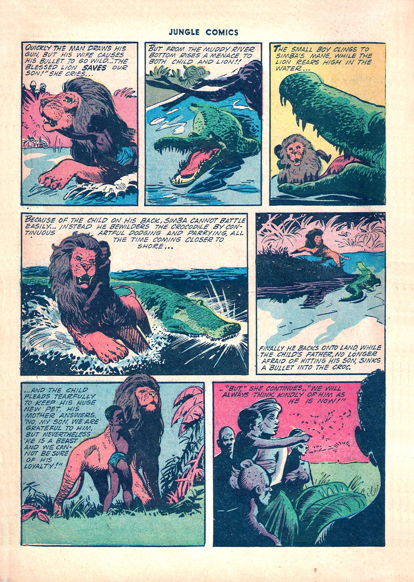 Read online Jungle Comics comic -  Issue #42 - 18