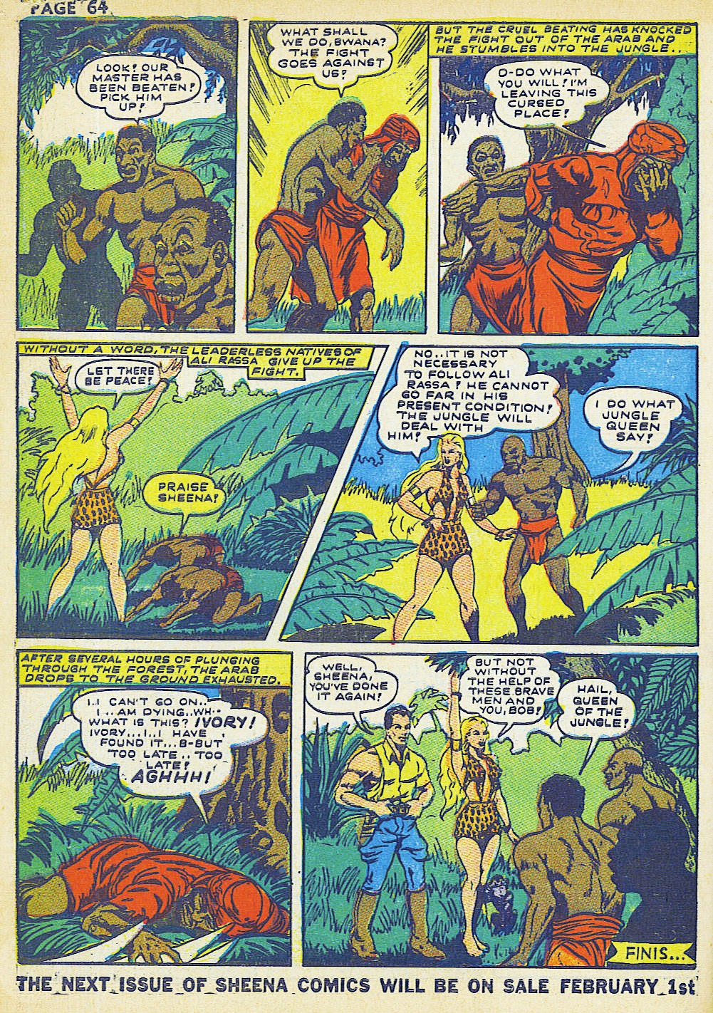 Read online Sheena, Queen of the Jungle (1942) comic -  Issue #2 - 66