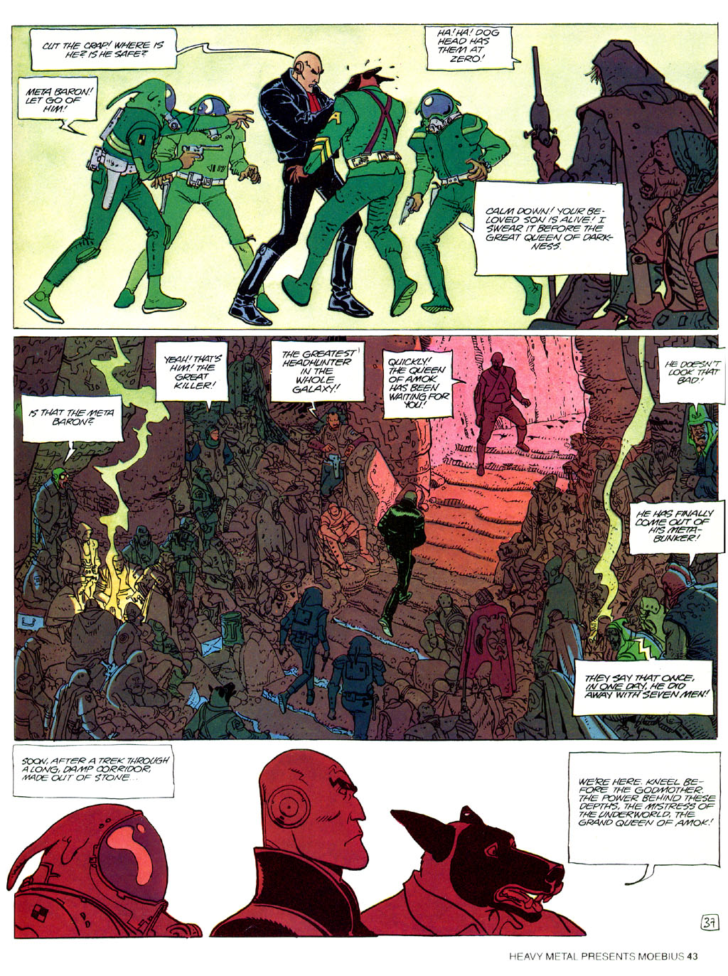 Read online Heavy Metal Presents Moebius comic -  Issue # Full - 44