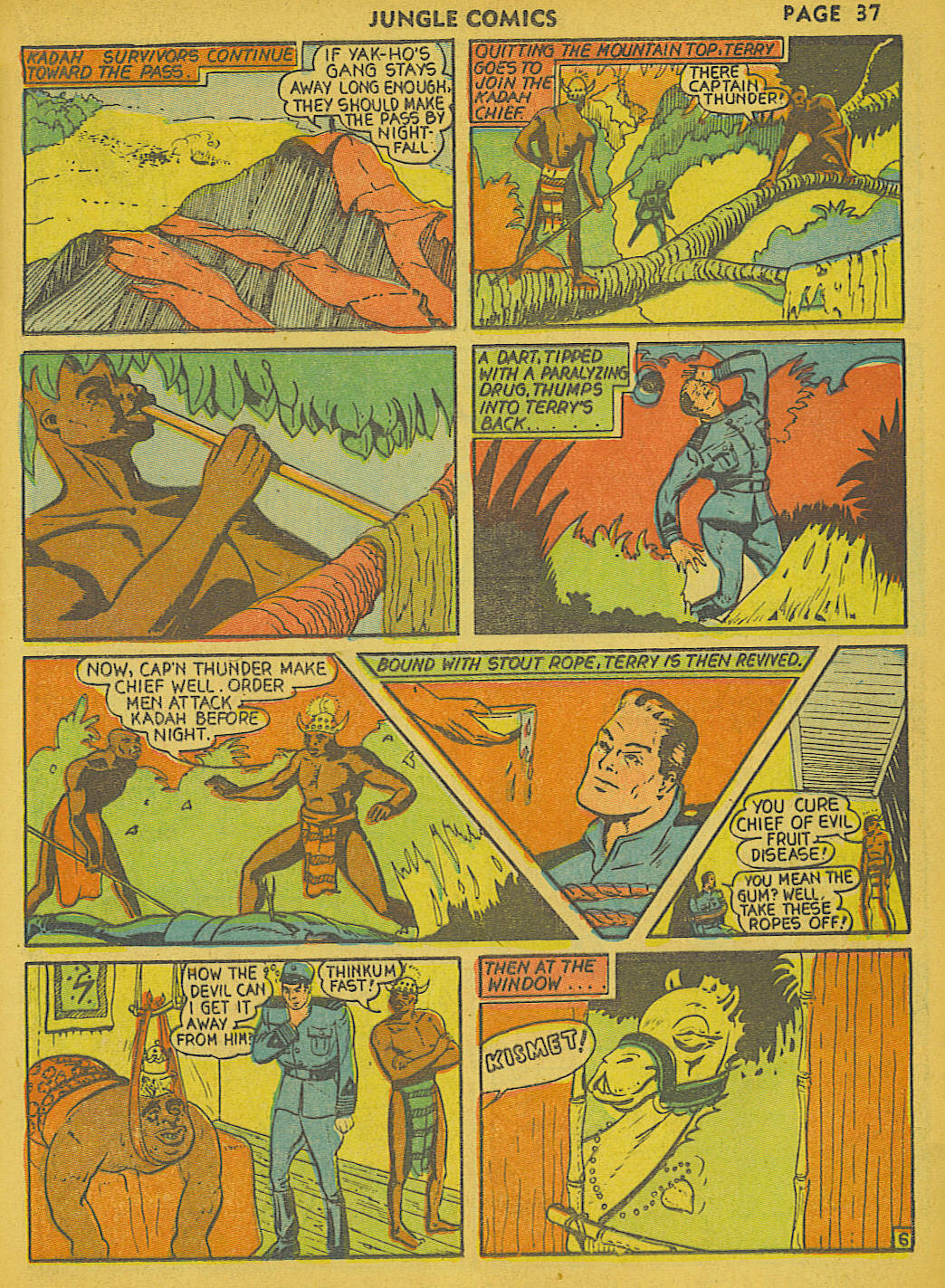 Read online Jungle Comics comic -  Issue #8 - 39