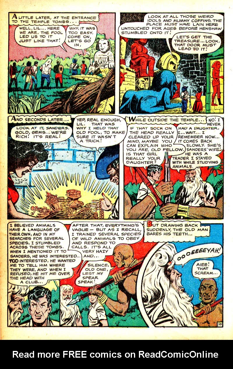 Read online Sheena, Queen of the Jungle (1942) comic -  Issue #8 - 13