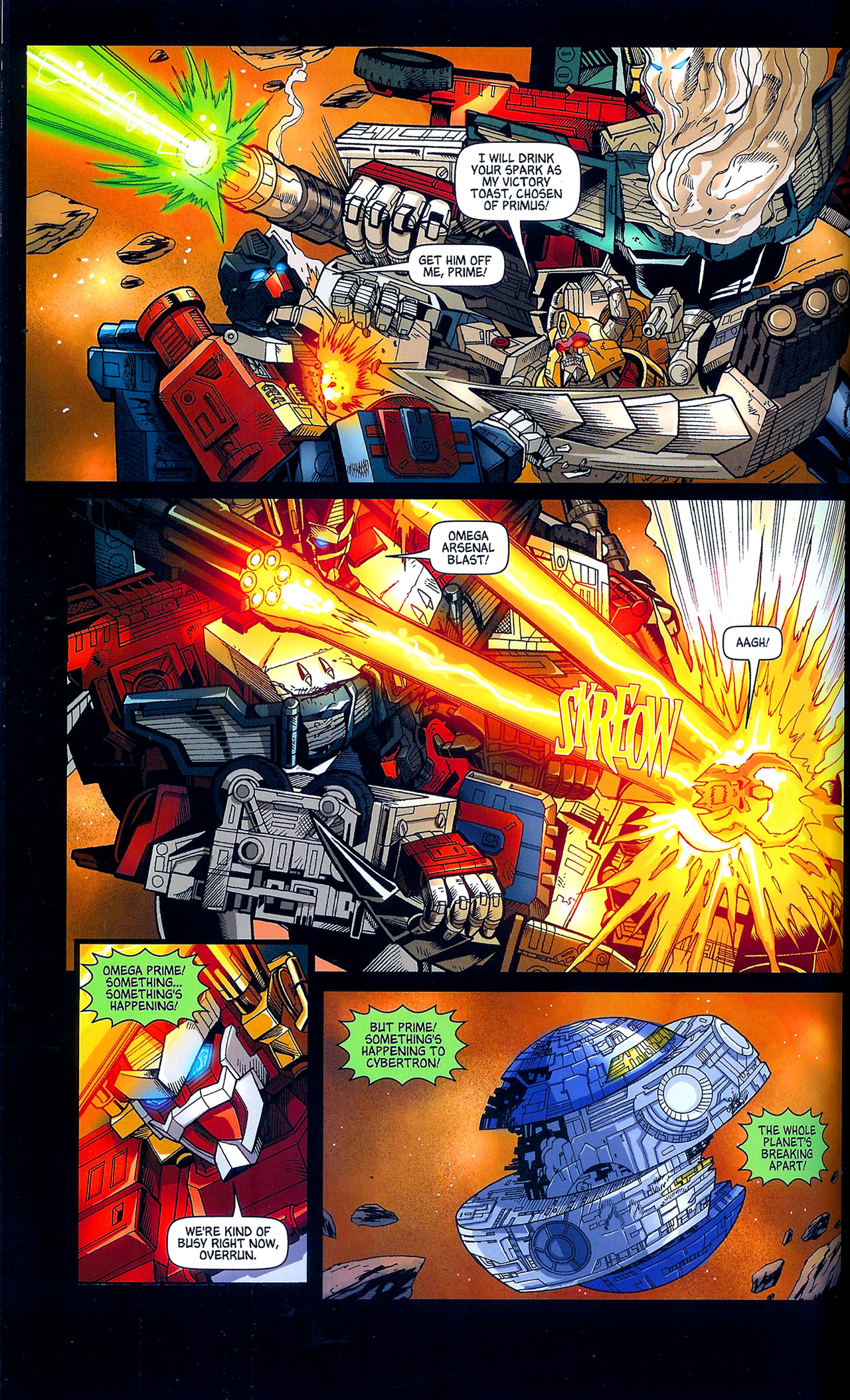 Read online Transformers: Cybertron: Balancing Act comic -  Issue # TPB - 70