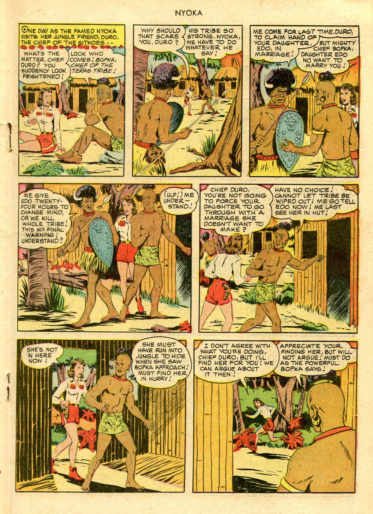 Read online Nyoka the Jungle Girl (1945) comic -  Issue #45 - 27