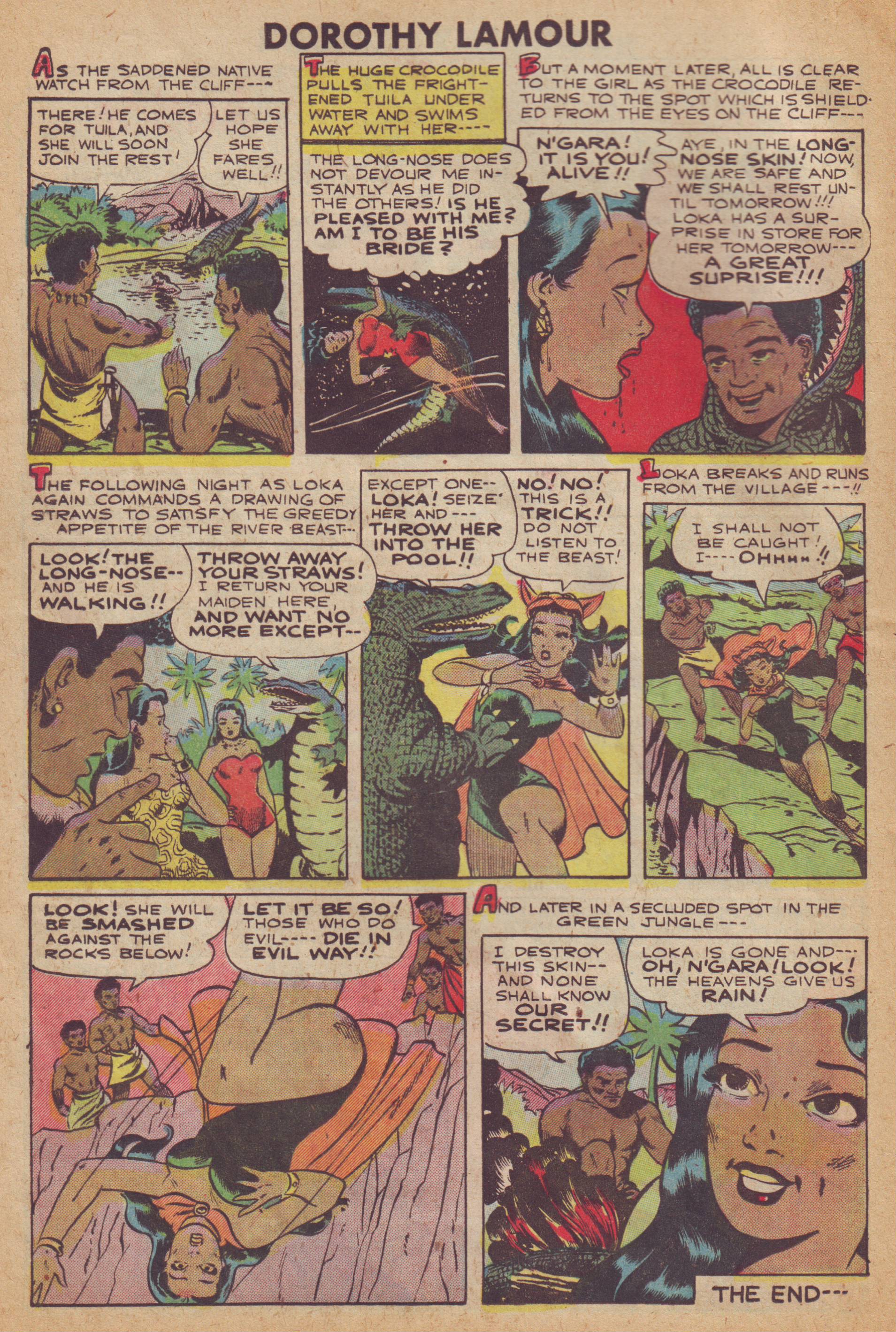Read online Dorothy Lamour Jungle Princess comic -  Issue #3 - 24