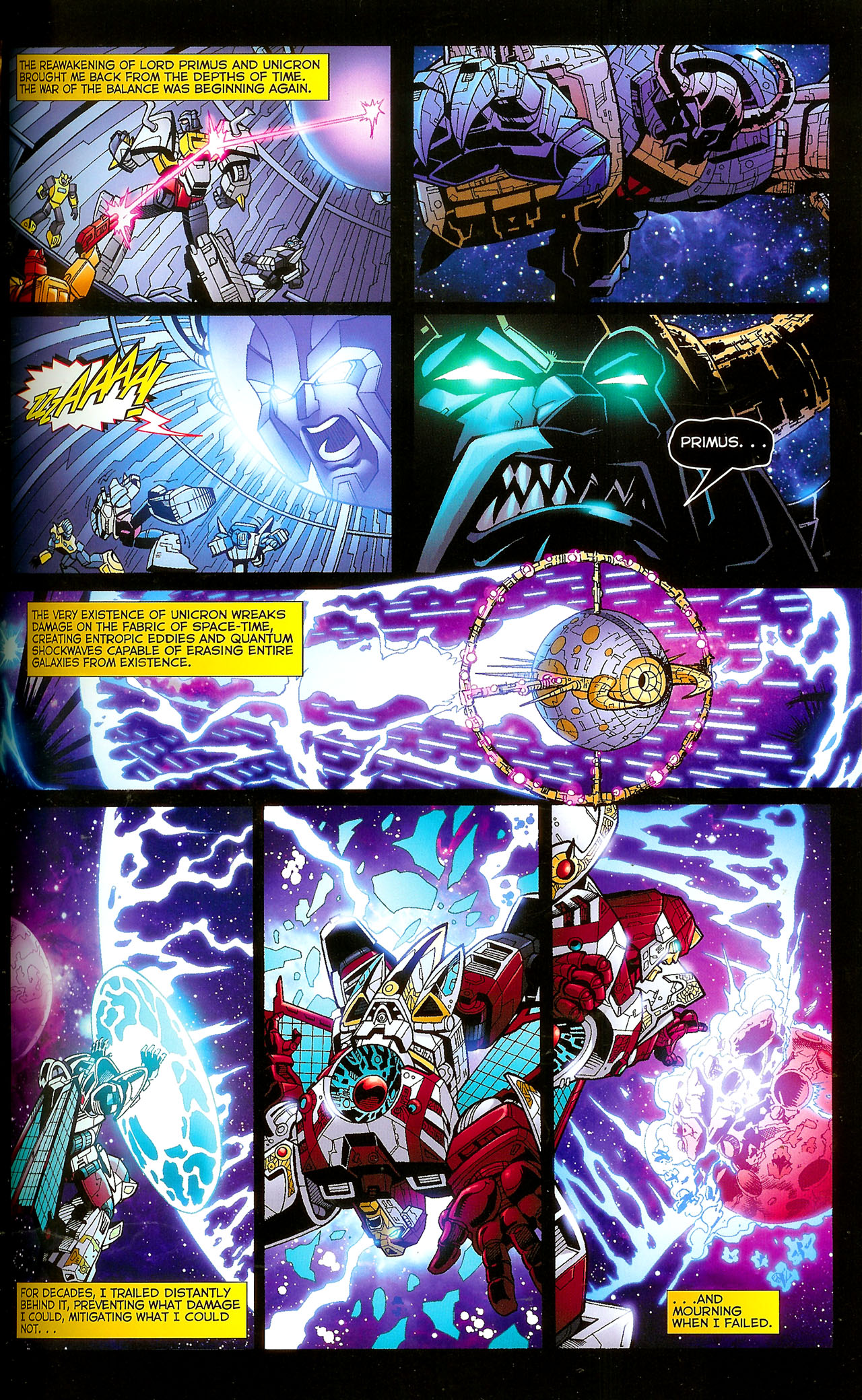 Read online Transformers: Cybertron: Balancing Act comic -  Issue # TPB - 8