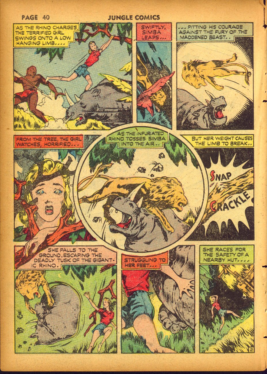 Read online Jungle Comics comic -  Issue #20 - 42