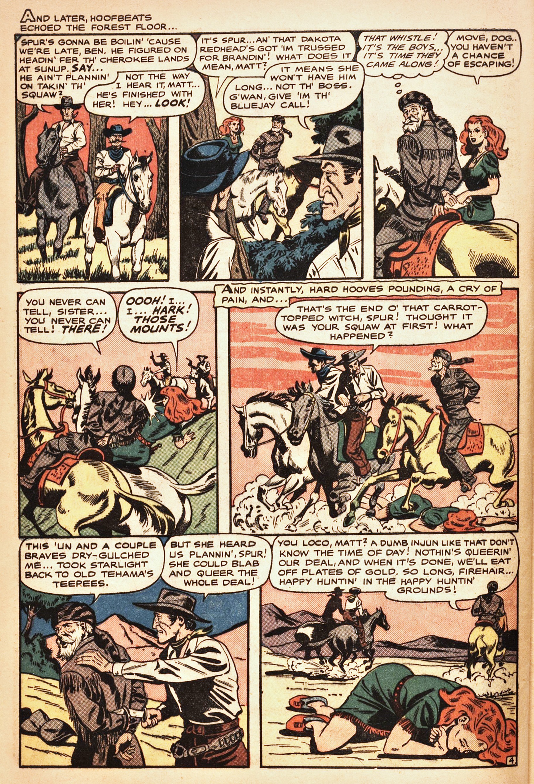 Read online Pioneer West Romances comic -  Issue #4 - 28
