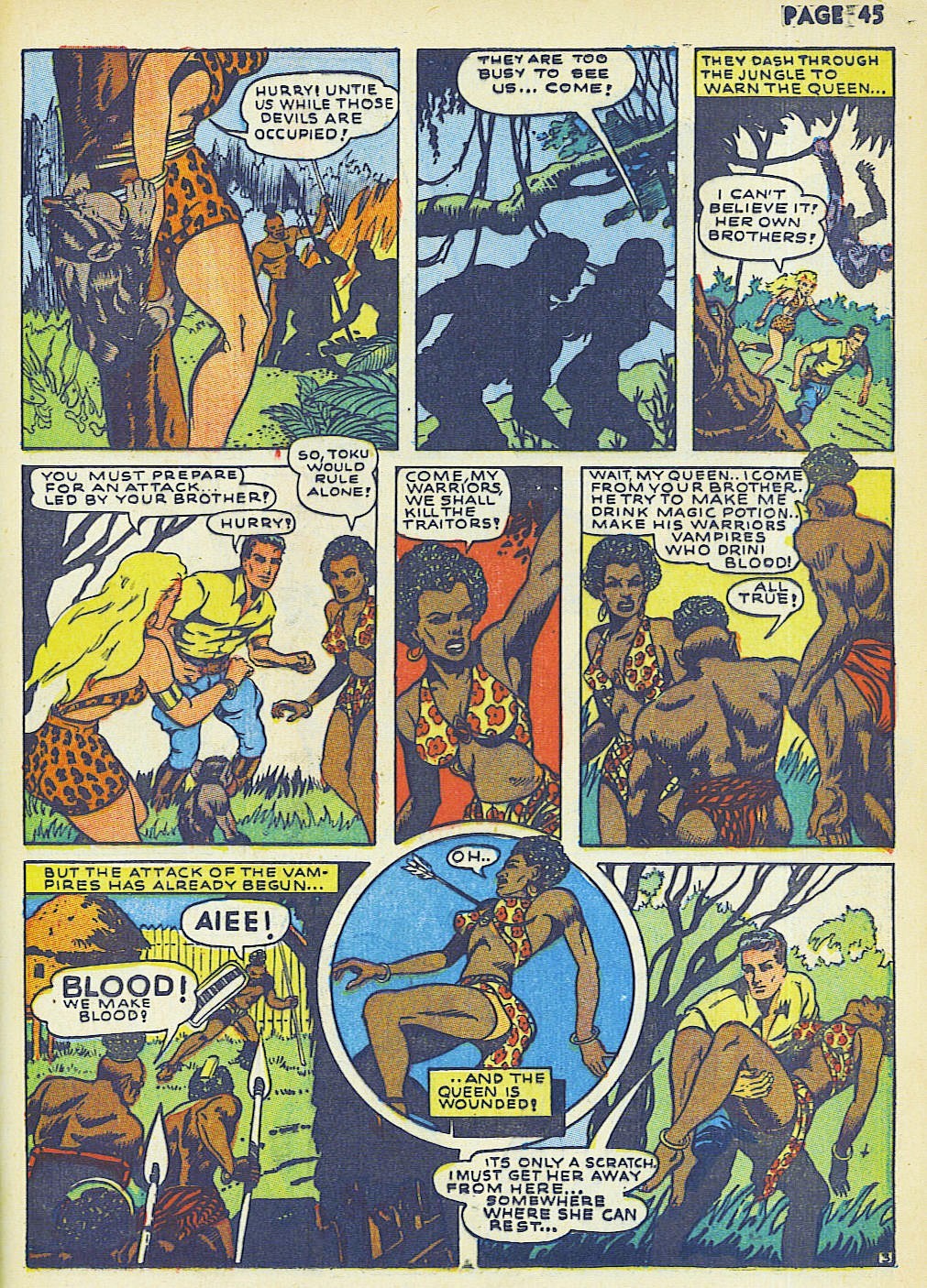 Read online Sheena, Queen of the Jungle (1942) comic -  Issue #2 - 47