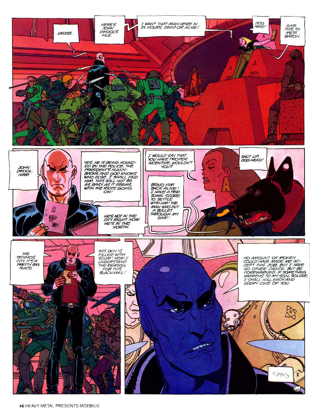 Read online Heavy Metal Presents Moebius comic -  Issue # Full - 47