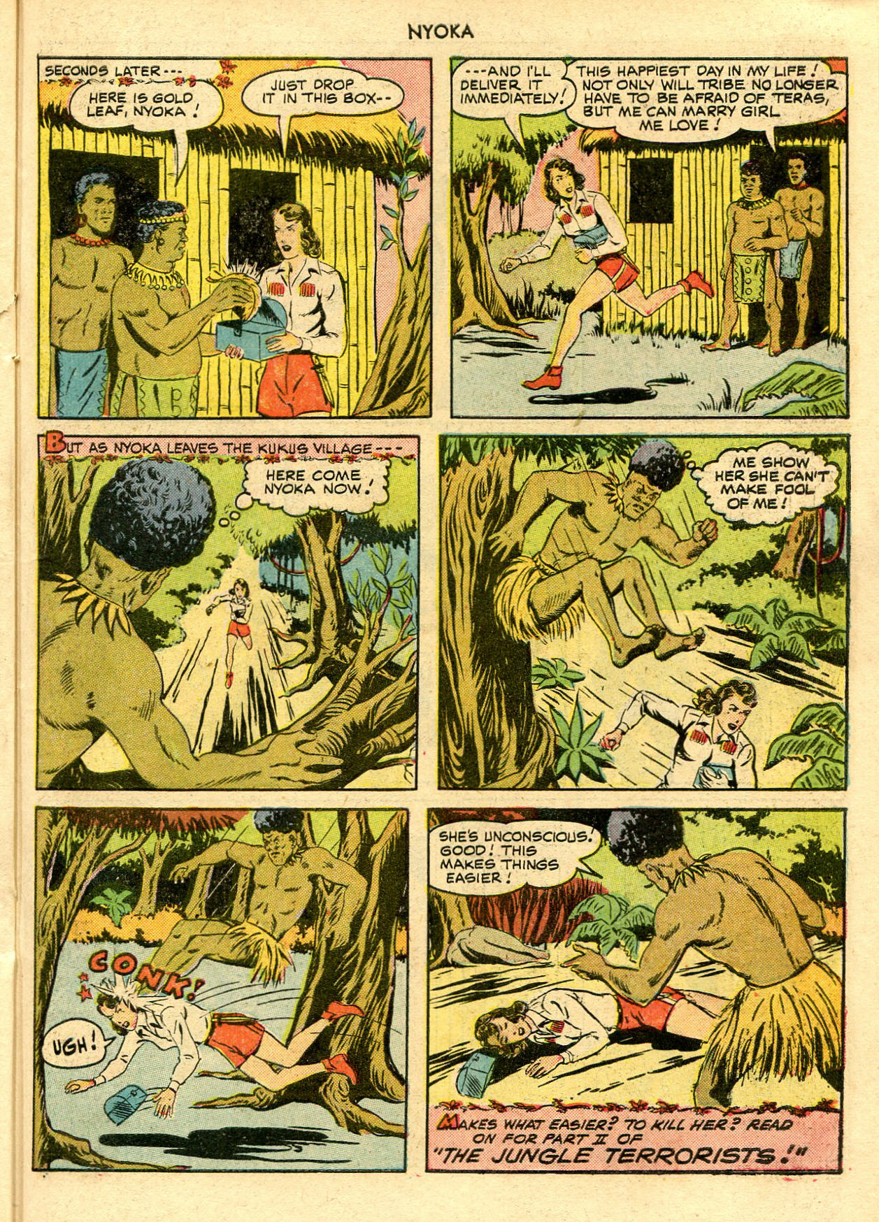 Read online Nyoka the Jungle Girl (1945) comic -  Issue #45 - 31