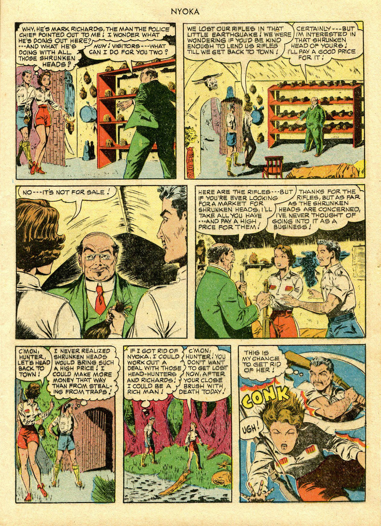 Read online Nyoka the Jungle Girl (1945) comic -  Issue #45 - 13