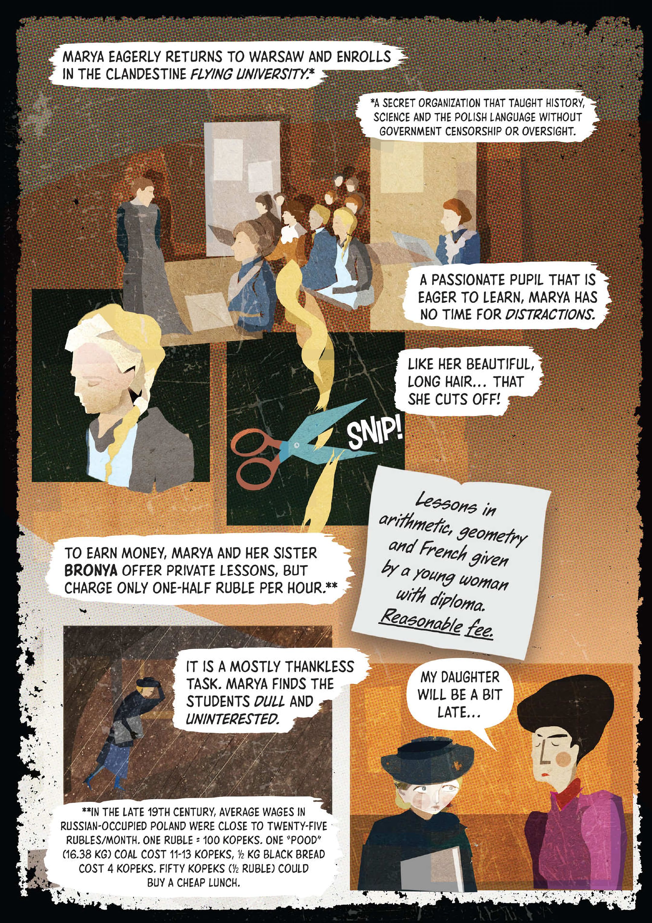 Read online Marie Curie: A Quest For Light comic -  Issue # TPB - 31