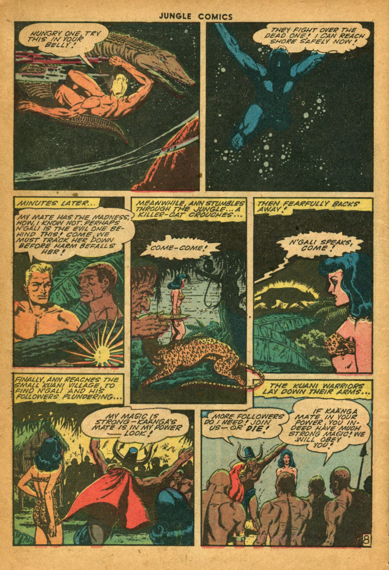 Read online Jungle Comics comic -  Issue #61 - 10