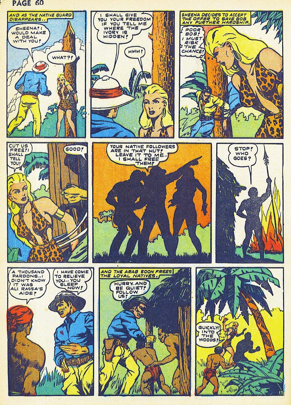 Read online Sheena, Queen of the Jungle (1942) comic -  Issue #2 - 62
