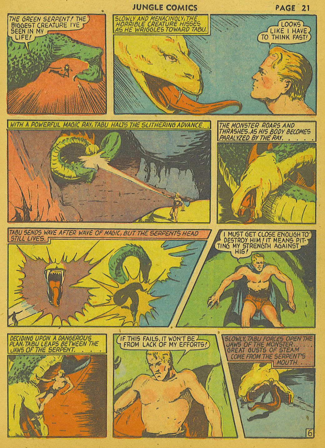 Read online Jungle Comics comic -  Issue #8 - 23