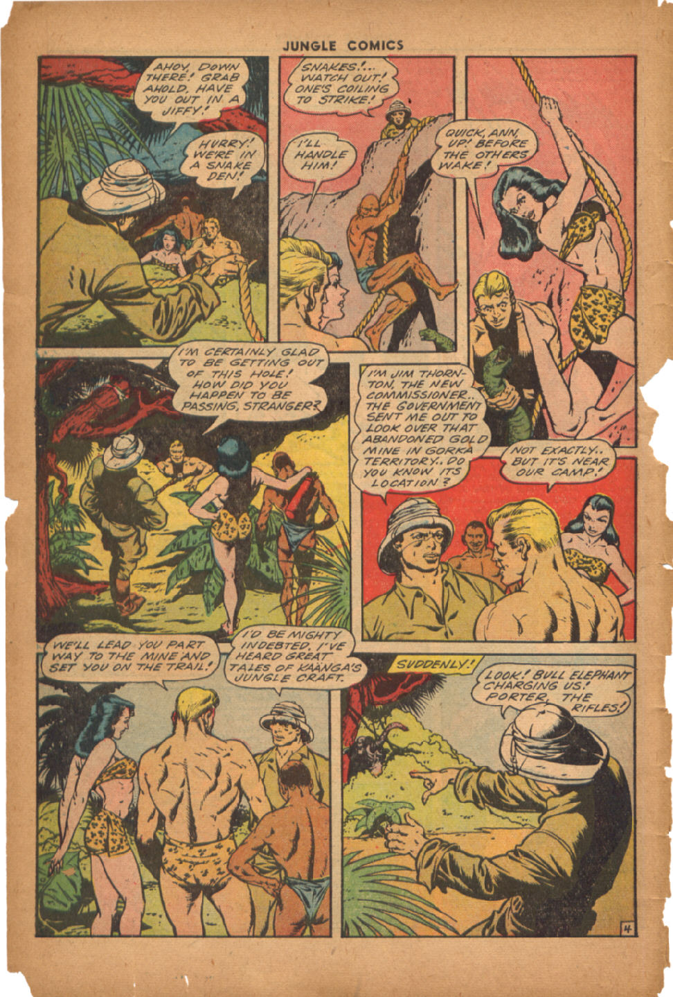 Read online Jungle Comics comic -  Issue #53 - 6