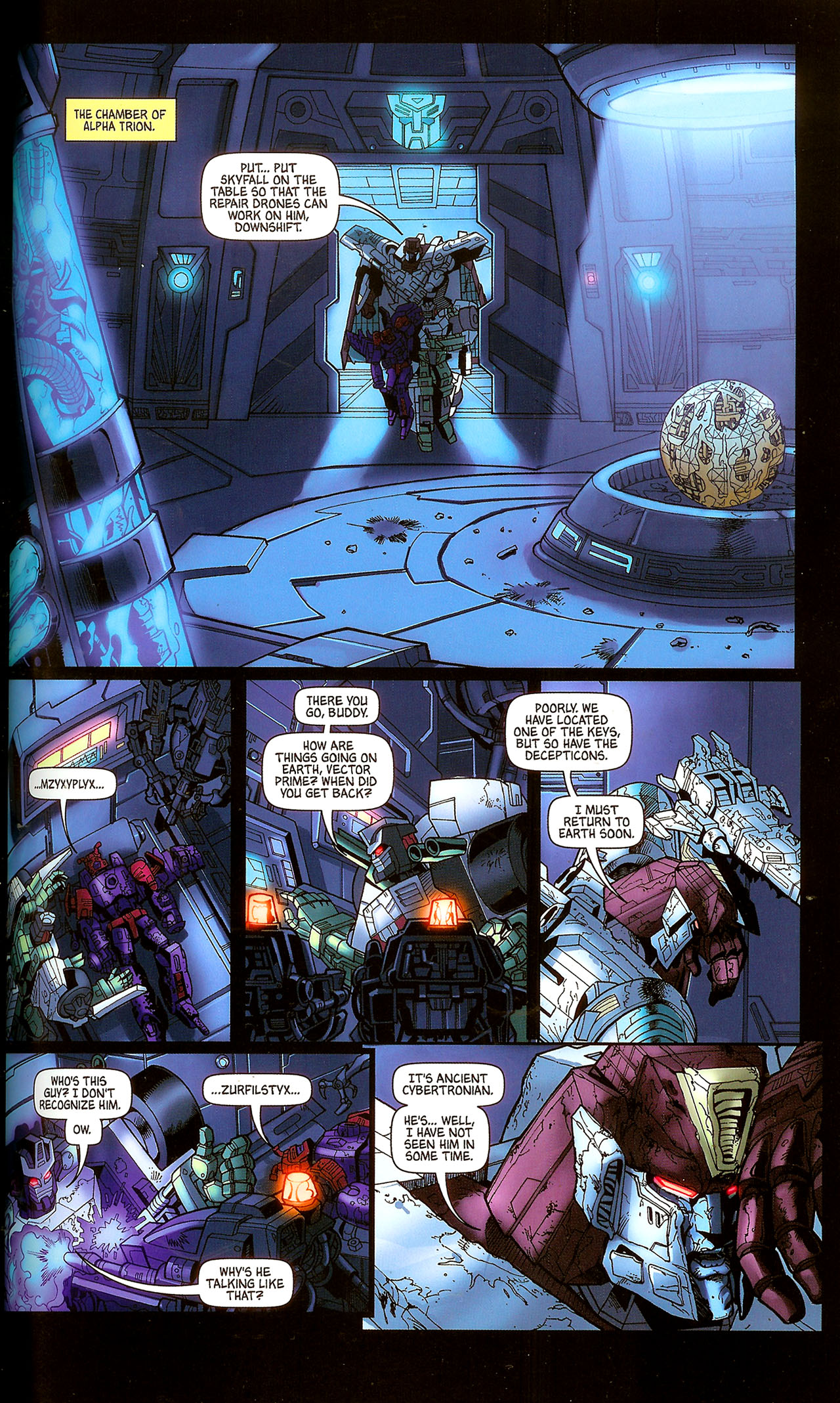 Read online Transformers: Cybertron: Balancing Act comic -  Issue # TPB - 48