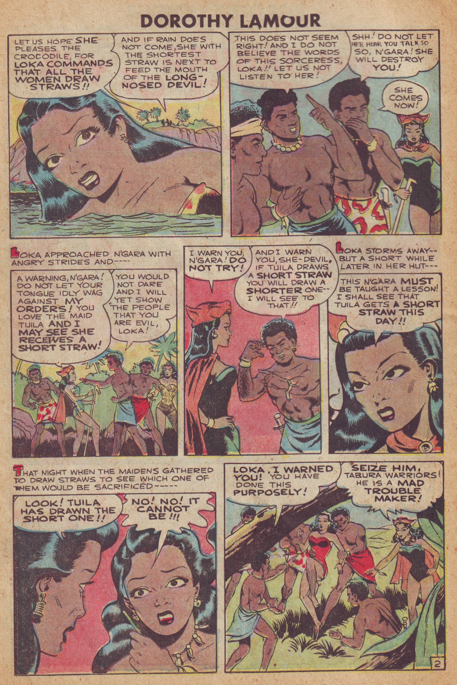 Read online Dorothy Lamour Jungle Princess comic -  Issue #3 - 22