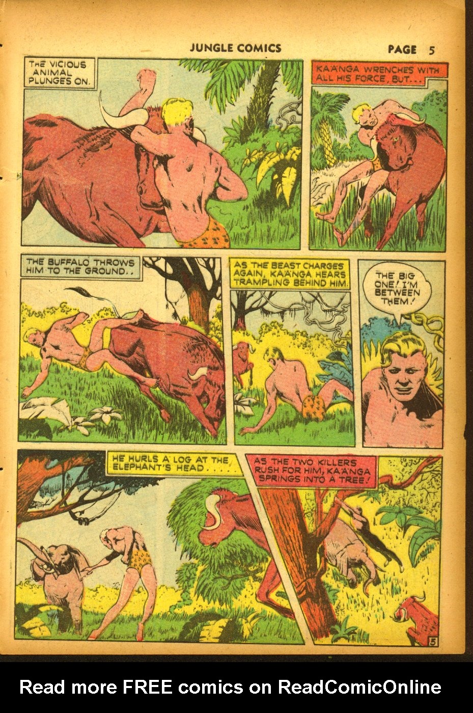 Read online Jungle Comics comic -  Issue #19 - 7