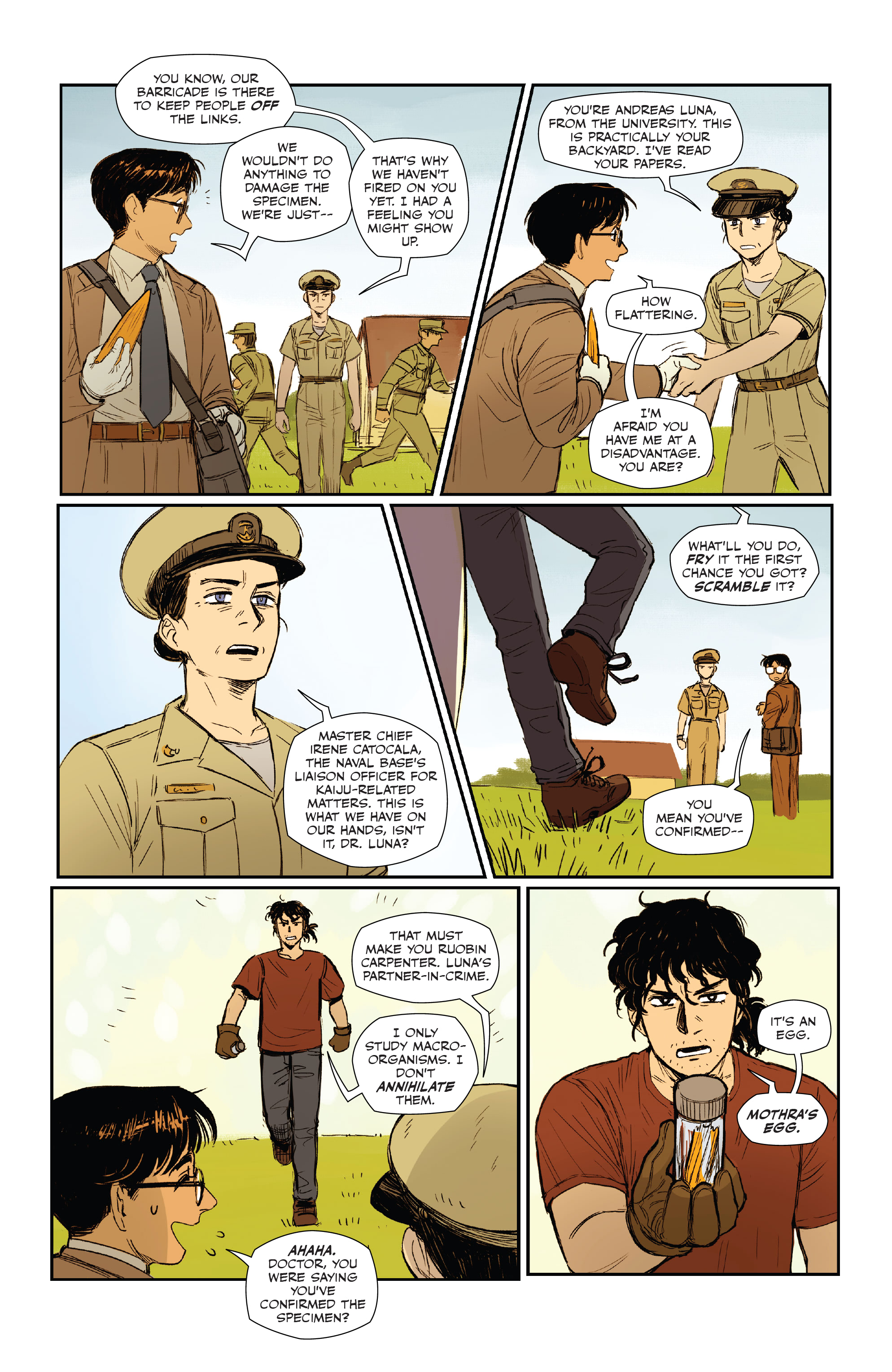 Read online Godzilla Rivals: Mothra Vs. Titanosaurus comic -  Issue # Full - 4