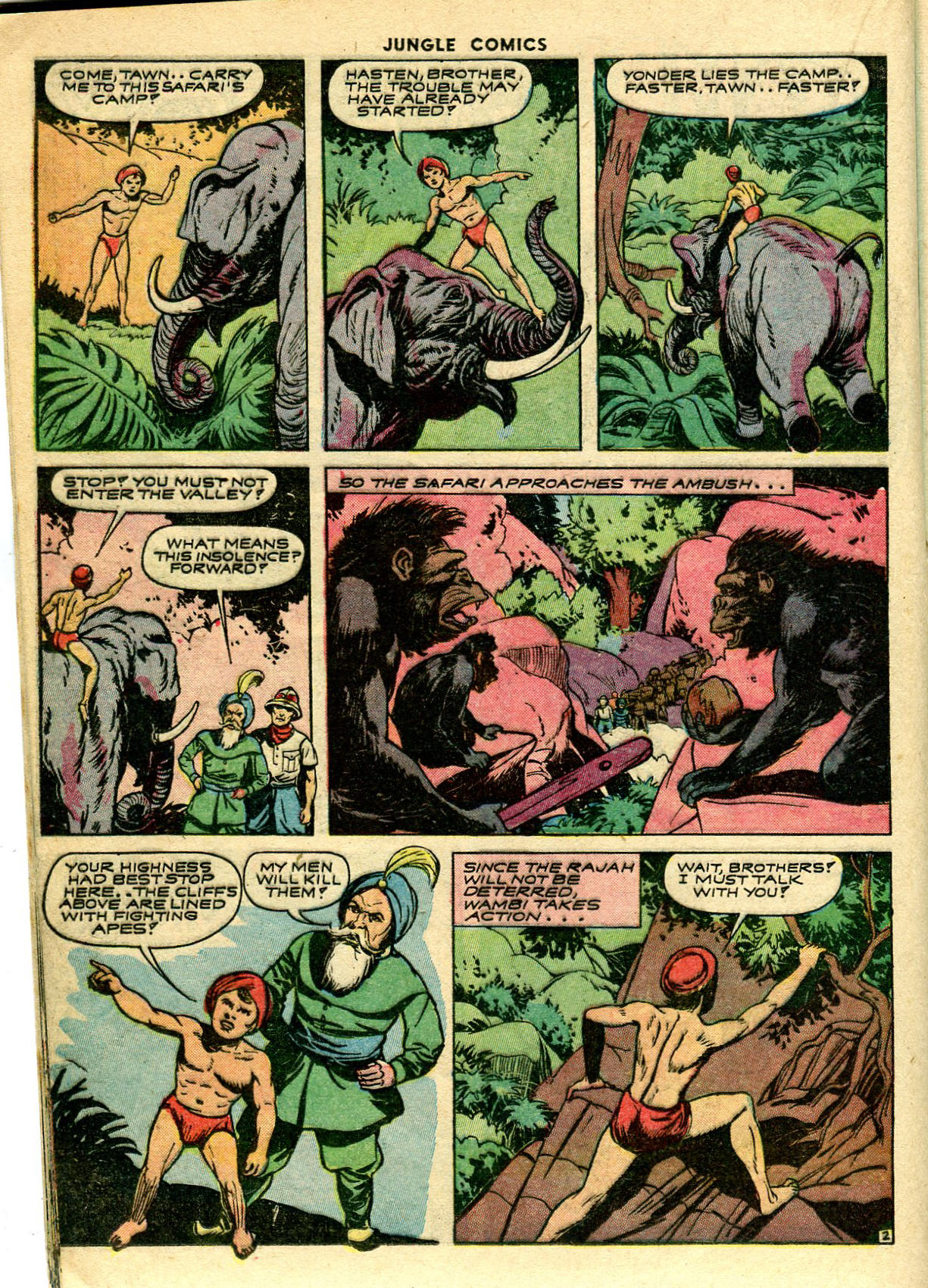 Read online Jungle Comics comic -  Issue #45 - 28