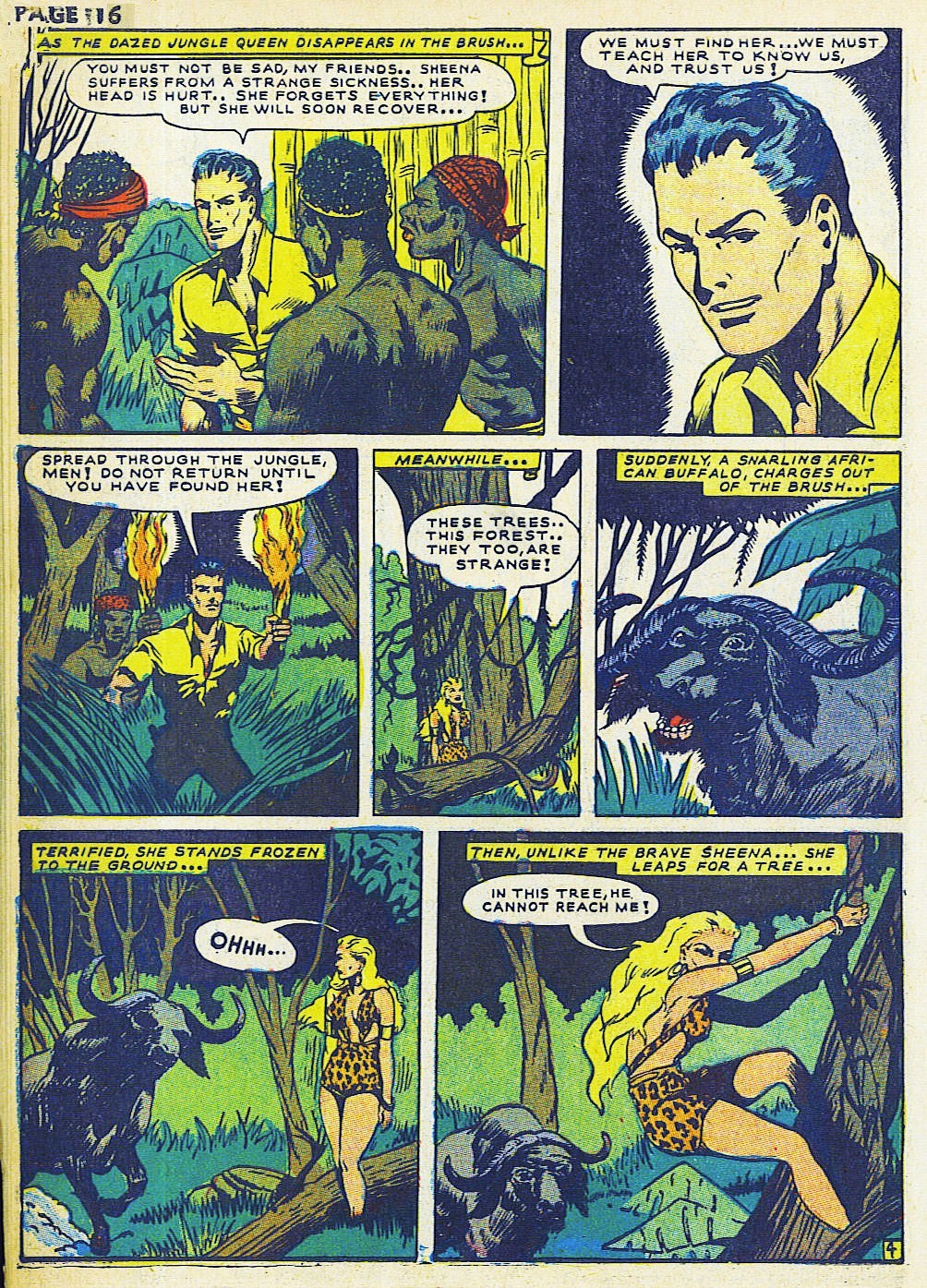 Read online Sheena, Queen of the Jungle (1942) comic -  Issue #2 - 18