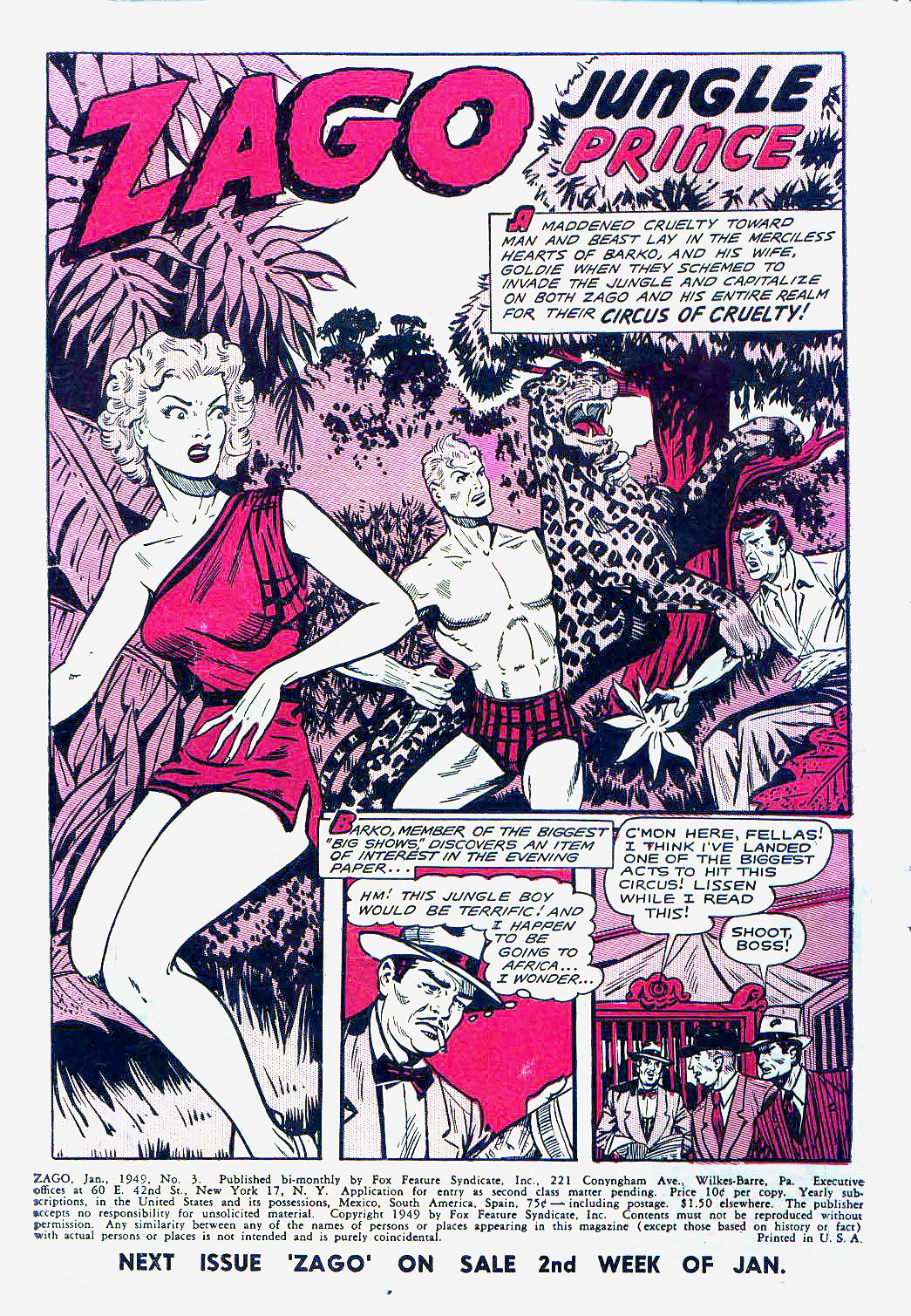 Read online Zago comic -  Issue #3 - 3